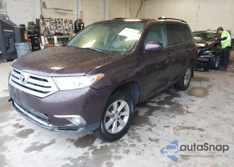 2012 Toyota Highlander Se V6 из США, поврежденный, VIN 5TDBK3EHXCS156633